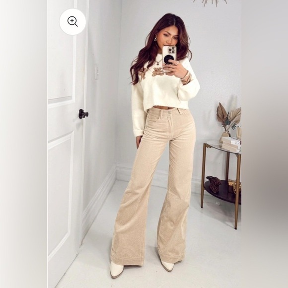 Dear John Pants - DEAR JOHN FIONA WIDE LEG PANT SZ 29 Cream